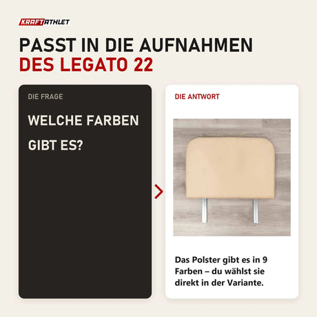 Frage und Antwort zu Hegren Jumpboard LEGATO: Welche Farben gibt es?