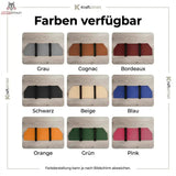 Hegren Platform Pad TALMA Reformer-Auflage, Farbübersicht mit neun verfügbaren Kunstlederfarben