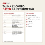 Technische Daten und Lieferumfang von Hegren TALMA 62 Combo als Tabelle