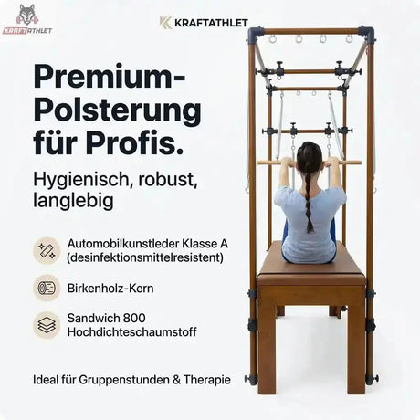 Hegren TALMA TRC Cadillac Trapeze, Grafik zur Polsterung aus Kunstleder mit Birkenholz-Kern