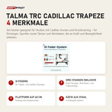 Hegren TALMA TRC Cadillac Trapeze mit 4 Merkmalen: 10 Federn, Drei Stangen inklusive, Plattform auf 60 cm, Käfig aus Stahl