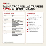 Technische Daten und Lieferumfang von Hegren TALMA TRC Cadillac Trapeze als Tabelle