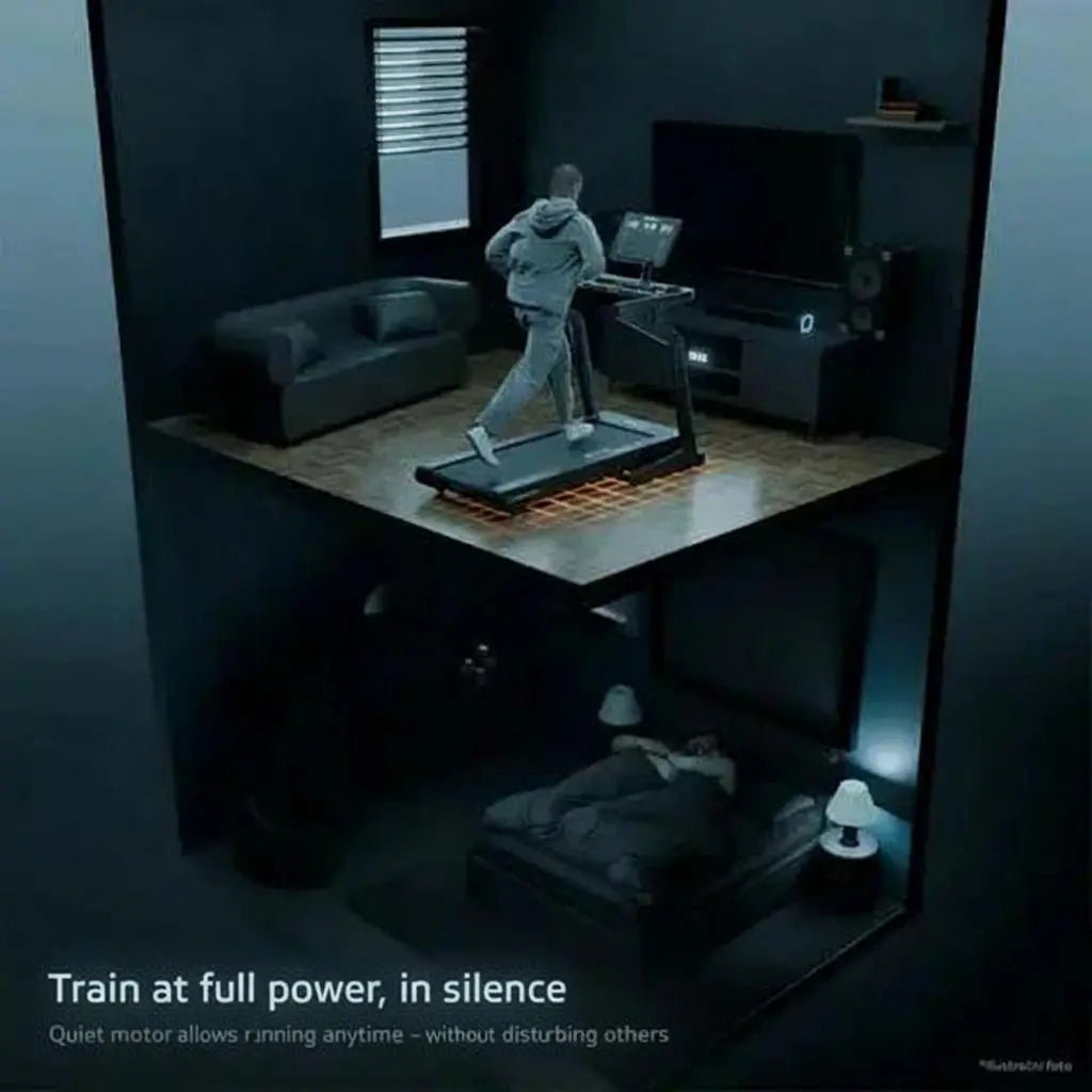 inSPORTline Folding Treadmill ZenRun 50 Incline Bluetooth Smart Trainer InSportLine Folding Treadmill