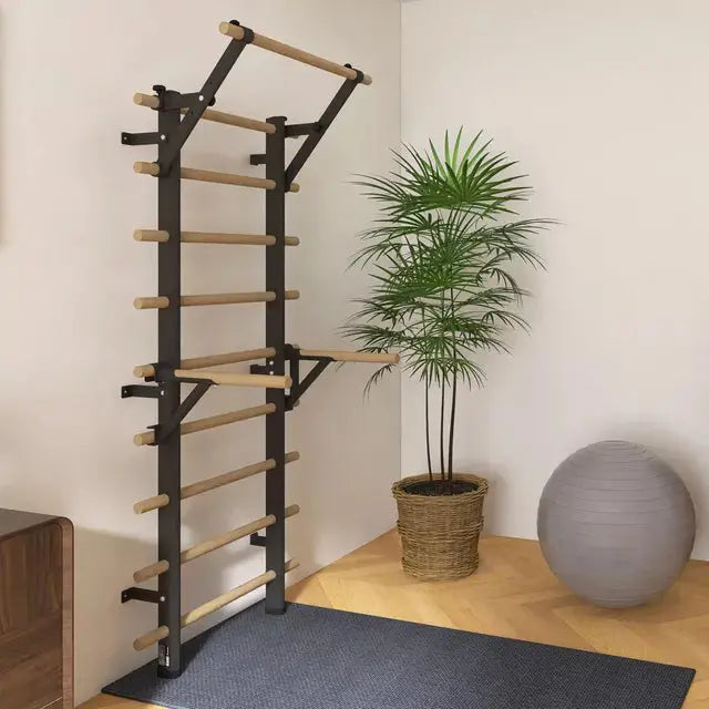 inSPORTline Wooden Wall Bars Wootaline 199 x 80 cm Home Gym Ladder InSportLine