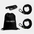 Iron Neck Strength Kit Band-Set: Turnbeutel, zwei Widerstandsbänder mit Karabinern und Loop-Bänder