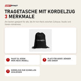 Iron Neck Tragetasche mit Kordelzug mit 3 Merkmalen: Passt zu jedem Iron-Neck-Modell, Platz für Gerät, Bänder und Anker, Kordelzug zum schnellen Schließen
