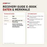 Technische Daten und Merkmale von Kraftathlet Recovery Guide E-Book als Tabelle