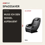 Frage und Antwort zu NAIPO Model A SpaceSaver A150 Massagesessel: Muss ich den Sessel aufbauen?