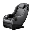 NAIPO Model A SpaceSaver A150 Massagesessel in Schwarz, Schrägansicht auf weißem Hintergrund