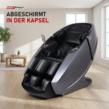 NAIPO Model L Space Capsule Massagesessel in einem hellen Wohnzimmer