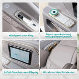 NAIPO SkySuite S80 Massagesessel, Detailaufnahmen von Bedienteil und Touchscreen