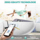 NAIPO SkySuite S80 Massagesessel, Grafik zur Liegeposition mit App-Steuerung