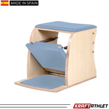 "Elina Pilates Wunda Chair – Compact and ergonomic Pilates chair for core strength and stability training."

