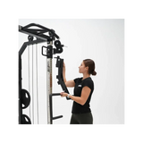 Force USA G6 Jammer Arms attached to the G6 All-In-One Trainer, demonstrating various exercise options.​