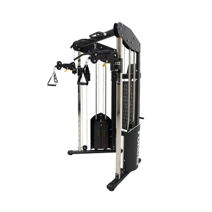  Force USA Functional Trainer mit verstellbaren Kabelzügen und robustem Rahmen für vielseitige Trainingsoptionen.
