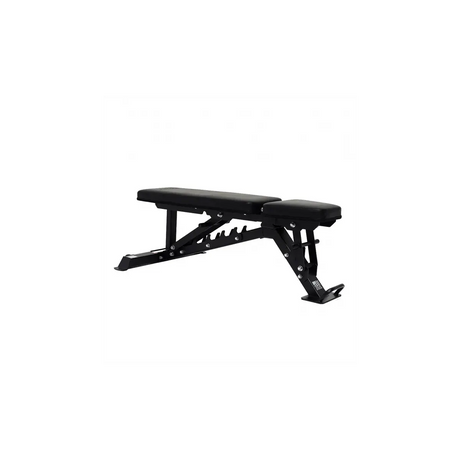 Force USA Adjustable Commercial Bench with durable steel frame and adjustable backrest.
