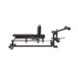 Force USA C10 Base Bench with leg curl, leg extension, and preacher curl attachments.​

