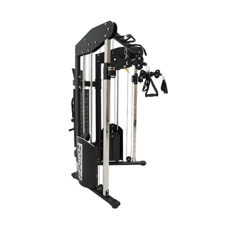  Force USA Functional Trainer mit verstellbaren Kabelzügen und robustem Rahmen für vielseitige Trainingsoptionen.