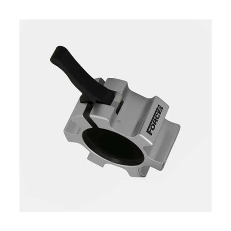 Force USA Aluminum Olympic Lock Collars – Pair of silver quick-release collars for 50mm Olympic bars.
