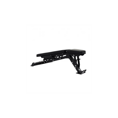 Force USA Adjustable Commercial Bench with durable steel frame and adjustable backrest.
