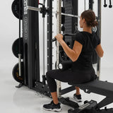 Force USA G20 V2 Pro All-In-One Trainer showcasing Functional Trainer, Smith Machine, Power Rack, and vertical leg press.