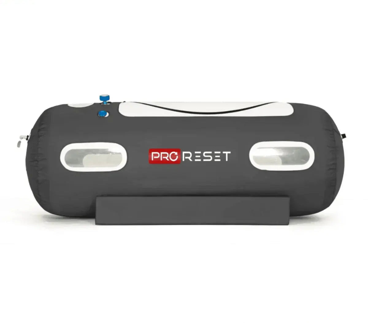 "ProReset Flow 80/90 portable hyperbaric chamber with options for seated and reclining positions."​

