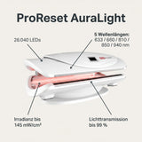 ProReset AuraLight – 26.040 LEDs, 5 Wellenlängen 633/660/810/850/940 nm, Irradianz bis 145 mW/cm²