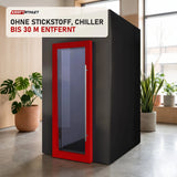 ProReset CryoPro e-Chill Elektrische Kryokammer in einer hellen Recovery-Lounge