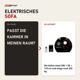 Frage und Antwort zu ProReset Helios Hyperbare Lounge: Passt die Kammer in meinen Raum?