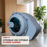ProReset HPOD UNO Multibare Kammer in einer hellen Recovery-Lounge