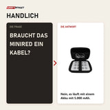 Frage und Antwort zu ProReset Minired Rotlichtgerät: Braucht das Minired ein Kabel?
