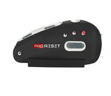 ProReset Oasis Softshell-Hyperbarkammer, Seitenansicht in Schwarz mit Sichtfenster und Druckanzeigen