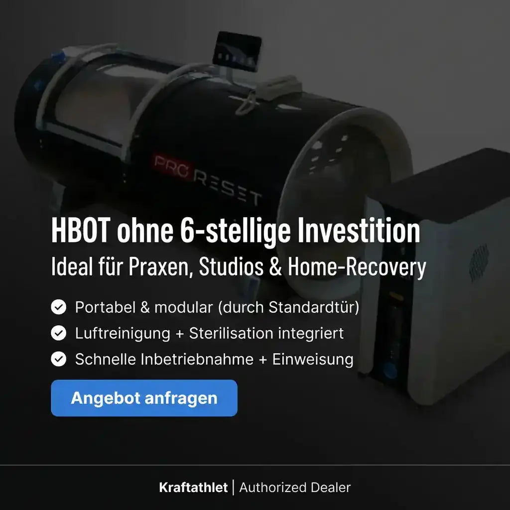 ProReset Orbit 1.5 ATA Hartschalen-Hyperbarkammer – Grafik zu modularem Aufbau und Inbetriebnahme