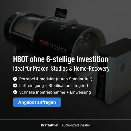 ProReset Orbit 1.5 ATA Hartschalen-Hyperbarkammer – Grafik zu modularem Aufbau und Inbetriebnahme
