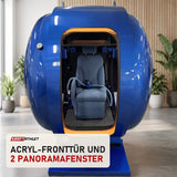 ProReset Petra Sitz-Hyperbarkammer in einer hellen Recovery-Lounge
