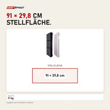 Maßbild ProReset ProRed Rotlicht-Infrarotpaneel: Stellfläche 91 × 29,8 cm