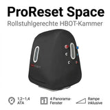 ProReset Space Softshell-Hyperbarkammer, Titelgrafik mit Druckbereich und Rampe