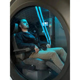ProReset Zeugma Sitz-Hyperbarkammer – Innenraum mit Person im Sitz bei geöffneter Tür