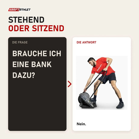 Frage und Antwort zu Ropeflex RX2000 Endlosseil-Bodengerät: Brauche ich eine Bank dazu?