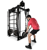 Ropeflex RX2100 Endlosseil-Trainer für Wand und Rack – Training in der Hocke mit Zug am unteren Seil
