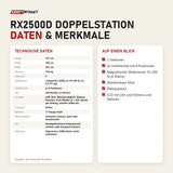 Technische Daten und Merkmale von Ropeflex RX2500D Doppelstation als Tabelle