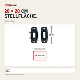 Maßbild Ropeflex RX505 Endlosseil-Trommel: Stellfläche 28 × 20 cm, Höhe 28 cm