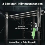 Ropeflex RX8200 Endlosseil-Rig, Grafik zu den Klimmzugstangen