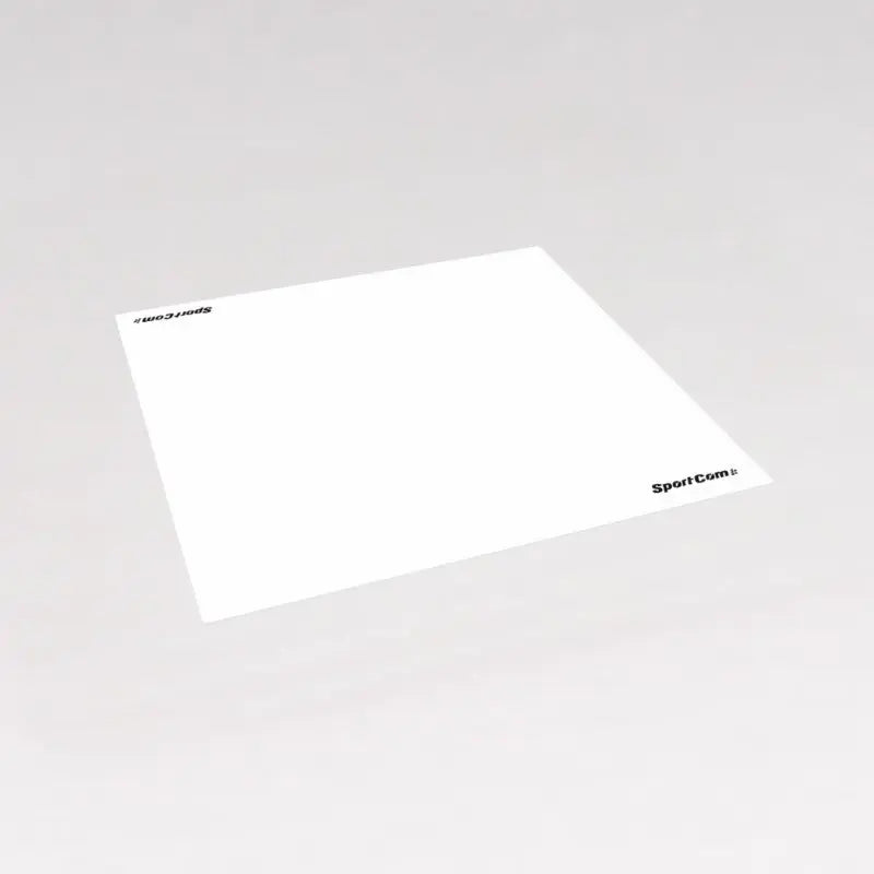 SportCom Flexi-Roll Mattenfläche für Boxringe in Weiß, ausgerollt, Schrägansicht