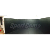 SportCom Flexi-Wall Wandschutz von Dollamur in Schwarz als durchgehende Wandverkleidung