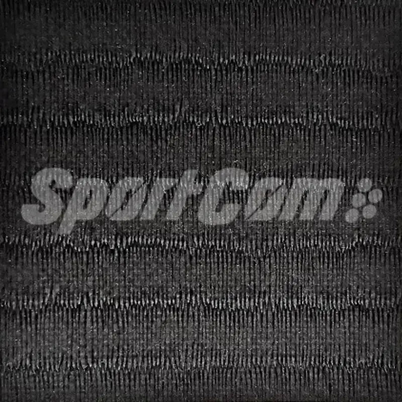 SportCom Judo-Tatami Reisstroh 1 × 1 m, 5 cm, rutschfeste Unterseite, Detail der schwarzen Oberflächenstruktur