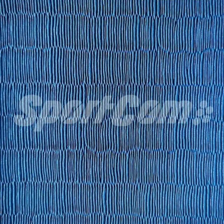 SportCom Judo-Tatami Reisstroh 2 × 1 m, 5 cm, glatte Unterseite, Nahaufnahme der blauen Reisstroh-Struktur