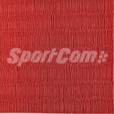 SportCom Judo-Tatami Reisstroh 2 × 1 m, 5 cm, glatte Unterseite, Nahaufnahme der roten Reisstroh-Struktur