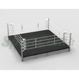 SportCom Ringplane für Podium-Trainingsringe – Variante 4 × 4 m: Grafik mit schwarzer Plane auf dem Podium