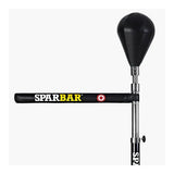 SportCom Sparbar-Reflextrainingsstation freistehend, Detail des Querarms und des Punchingballs